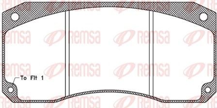REMSA JCA 346.40 Bremsbeläge für RENAULT TRUCKS Major LKW in Original Qualität