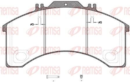 REMSA JCA 498.30 Bremsbeläge für IVECO EuroStar LKW in Original Qualität
