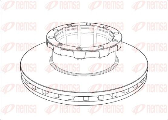 Brake disc NCA1008.20 at a discount — buy now!