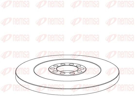 REMSA NCA1031.10 Bremsscheibe für MERCEDES-BENZ UNIMOG LKW in Original Qualität