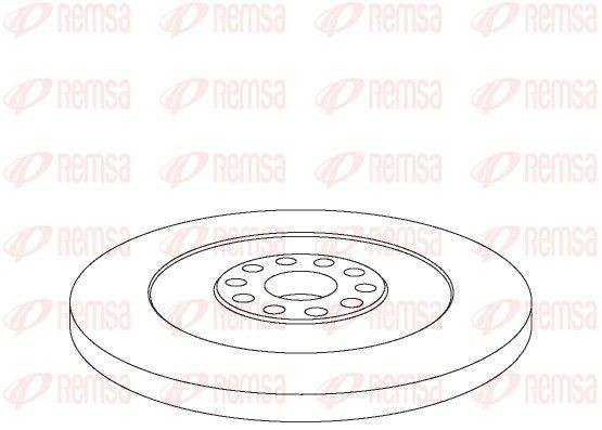 REMSA NCA1032.10 Bremsscheibe für MERCEDES-BENZ UNIMOG LKW in Original Qualität