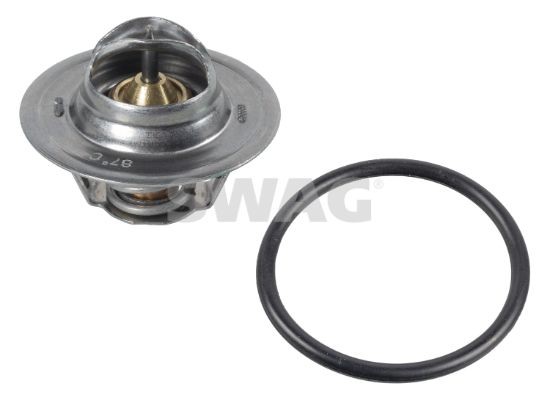 32 91 7890 SWAG Coolant thermostat AUDI Opening Temperature: 87°C, with seal ring