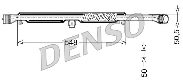 DENSO Intercooler charger AUDI A6 C6 Avant (4F5) new DIT02026