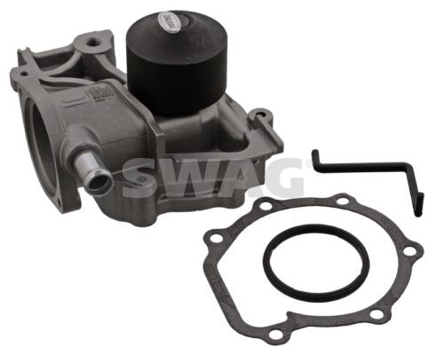 SWAG 87 93 0600 Water pump Cast Aluminium, with seal, with seal ring, Metal