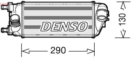DENSO DIT09113 Intercooler FORD KA 2008 in original quality