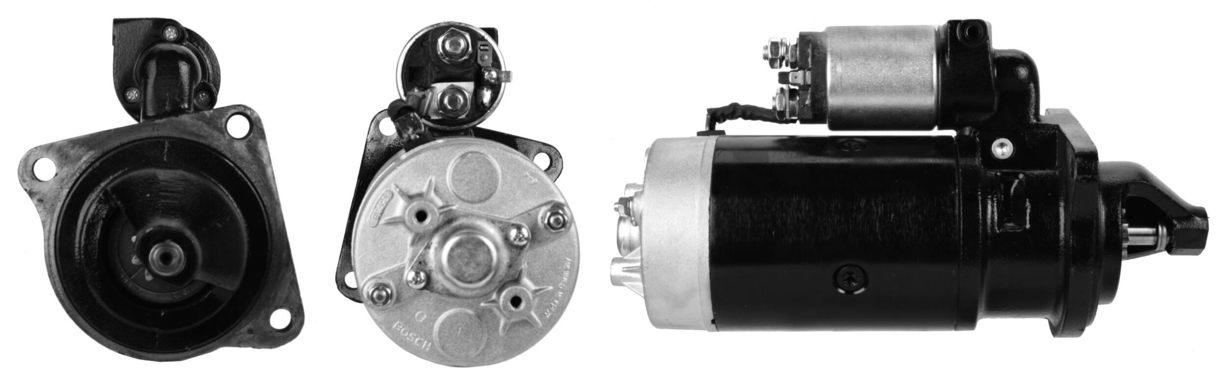 ELSTOCK 45-0228 Starter motor 24V, 4kW, Number of Teeth: 9, Plug, M10, Ø 110 mm
