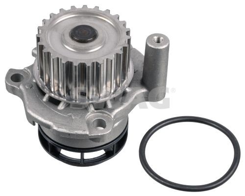 30 93 0618 SWAG Water pumps VW Number of Teeth: 23, Cast Aluminium, with seal ring, Plastic