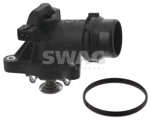 SWAG Opening Temperature: 105°C, with seal, with housing Thermostat, coolant 20 94 6399 buy