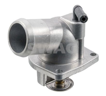 SWAG 40 92 7869 Engine thermostat Opening Temperature: 92°C, with clamp, with seal ring, with housing