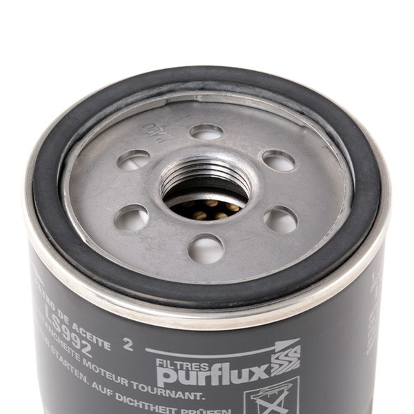 PURFLUX LS992 Engine oil filter M20x1,5, Spin-on Filter