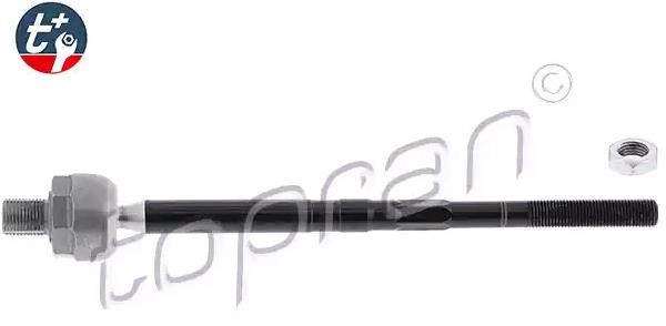 TOPRAN 208 559 Inner tie rod Front Axle Right, Front Axle Left, M 14 x 1,5, 297,5 mm, t+, with nut