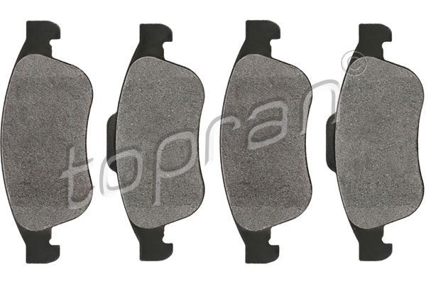 TOPRAN 700 767 Brake pad set Front Axle, not prepared for wear indicator, with mounting manual, without accessories