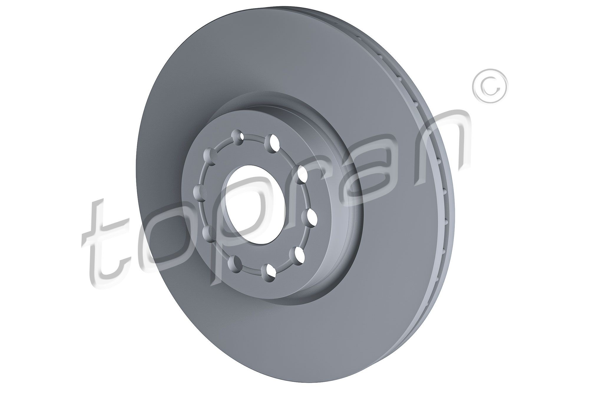 Original TOPRAN 110 073 001 Brake disc 110 073 for VW PASSAT