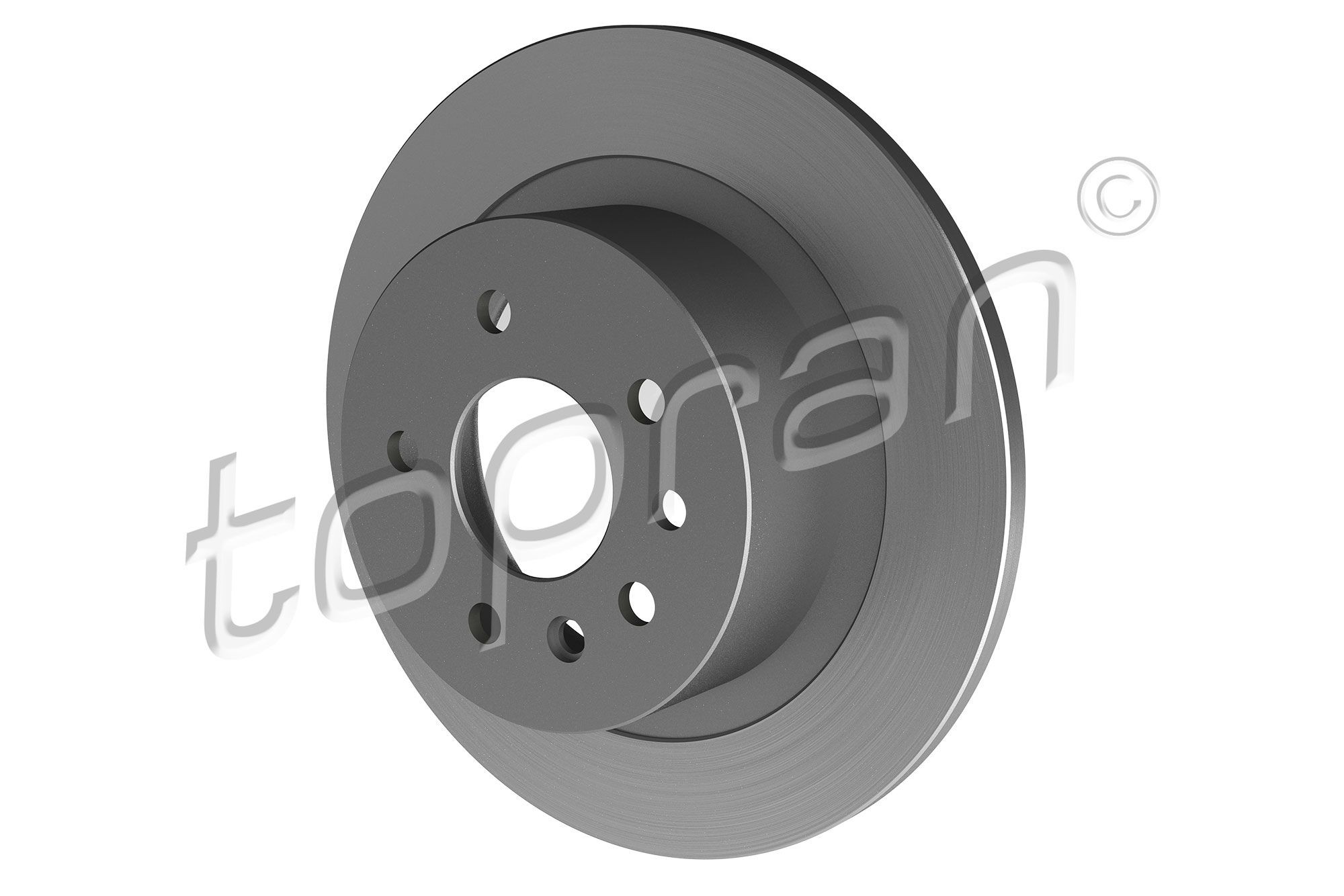 TOPRAN 200 949 Brake disc Rear Axle, 285x12mm, 5x110, solid