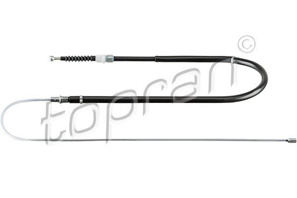 TOPRAN 114 846 Hand brake cable Left Rear, Right Rear