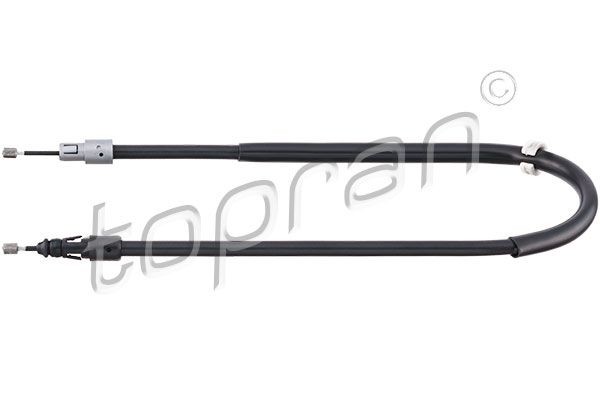 TOPRAN 408 399 Hand brake cable Left Rear, Right Rear