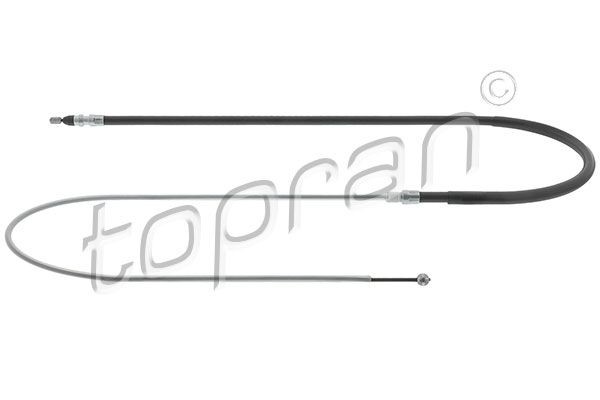 BMW X1 Hand brake cable TOPRAN 502 162 cheap