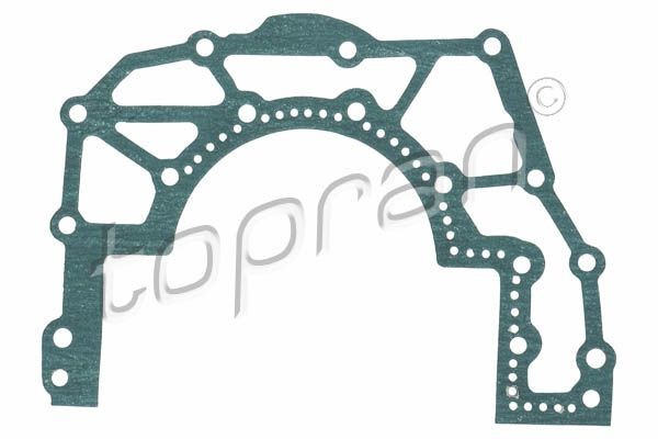 115 673 001 TOPRAN Rear, transmission sided Gasket, housing cover (crankcase) 115 673 buy
