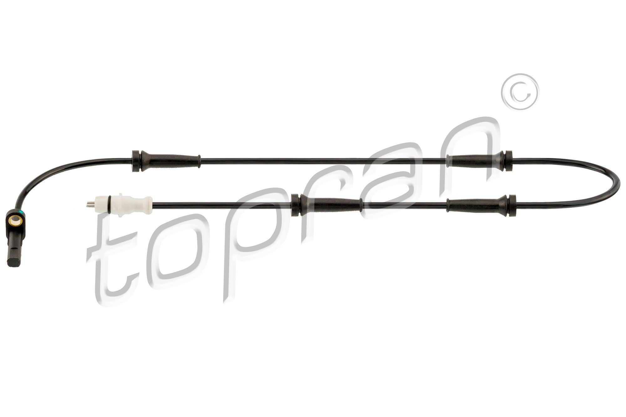 208 548 TOPRAN Wheel speed sensor RENAULT Rear Axle Left, Rear Axle Right, with cable, for vehicles with ABS, 951mm