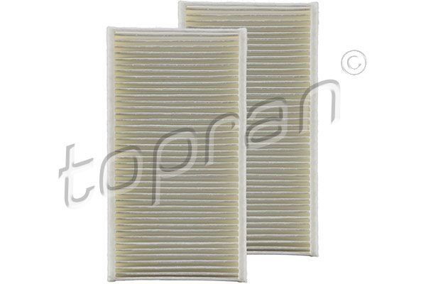 Aircon filter TOPRAN Air Recirculation Filter, Filter Insert, Pollen Filter, 163 mm x 89 mm x 29 mm, rectangular - 502 114