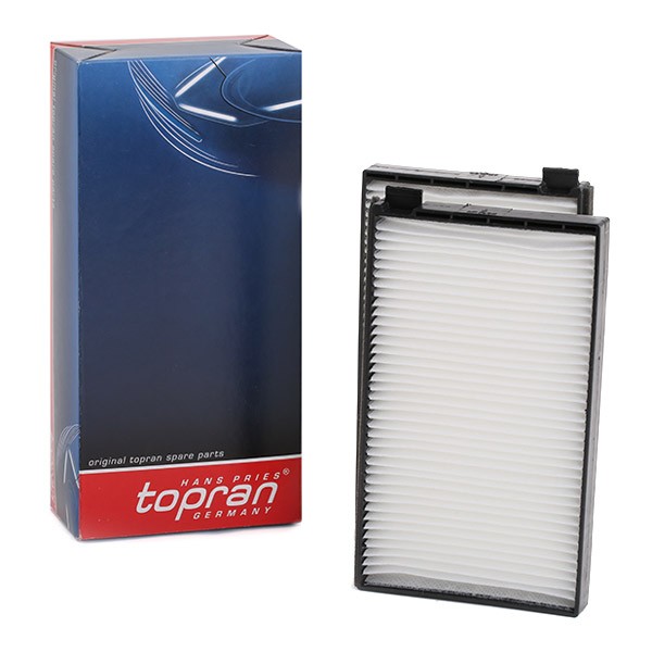 TOPRAN 820 879 Pollen filter Pollen Filter, Filter Insert, 200 mm x 116 mm x 20 mm, rectangular