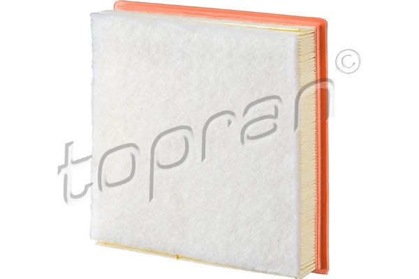 502 047 TOPRAN Air filters DACIA 62mm, 205mm, 230mm, rectangular, Foam, Filter Insert, with pre-filter