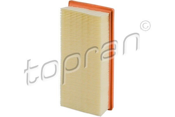 723 094 TOPRAN Air filters OPEL 63mm, 121mm, 236mm, rectangular, Foam, Filter Insert