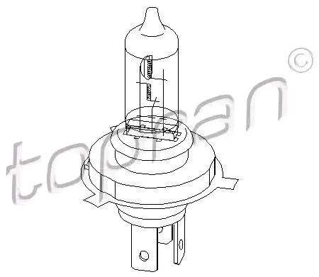 Original TOPRAN 104 499 001 Low beam bulb 104 499 for AUDI A6