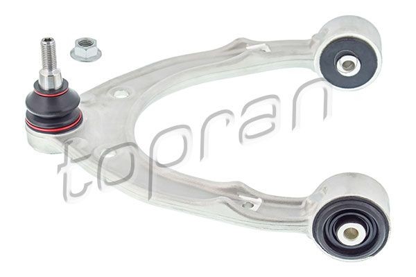 TOPRAN 115 699 Suspension arm with rubber-metal mounts, with nut, with ball joint, Front Axle Right, Front Axle Left, Upper, Control Arm, Aluminium