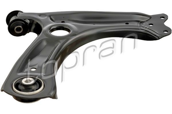 TOPRAN 113 658 Suspension arm with rubber-metal mounts, without ball joint, Front Axle Right, Control Arm, Sheet Steel, Cathodic Painting, Black-painted