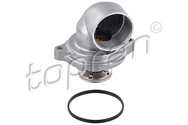 TOPRAN 401 482 Engine thermostat Opening Temperature: 80°C, with seal, with housing, Metal Housing