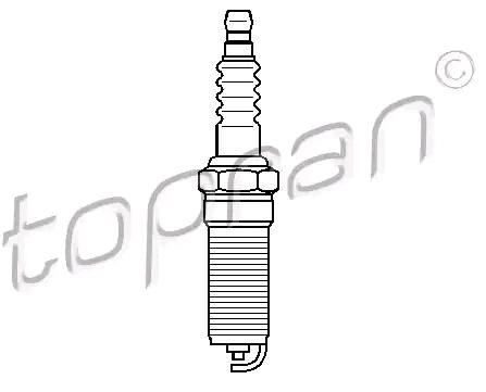 Ford COUGAR Spark plug TOPRAN 302 012 cheap