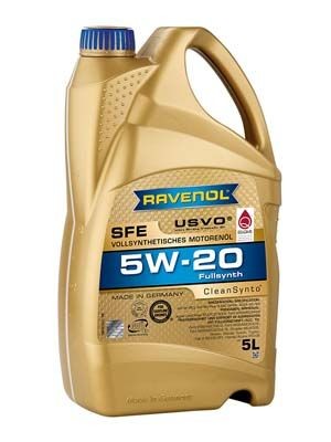 Buy Car oil RAVENOL diesel 1111110-005-01-999 SFE 5W-20, 5l, Synthetic Oil