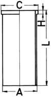 KOLBENSCHMIDT 88588190 Zylinderlaufbuchse für MERCEDES-BENZ UNIMOG LKW in Original Qualität