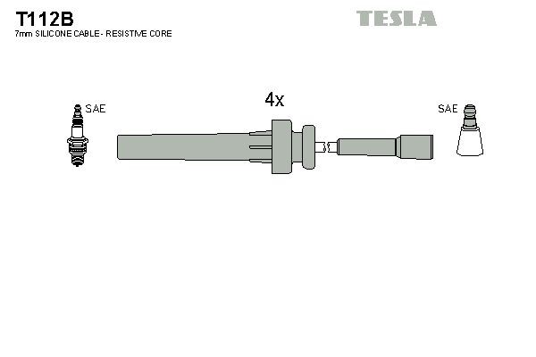 TESLA T112B Ignition Cable Kit