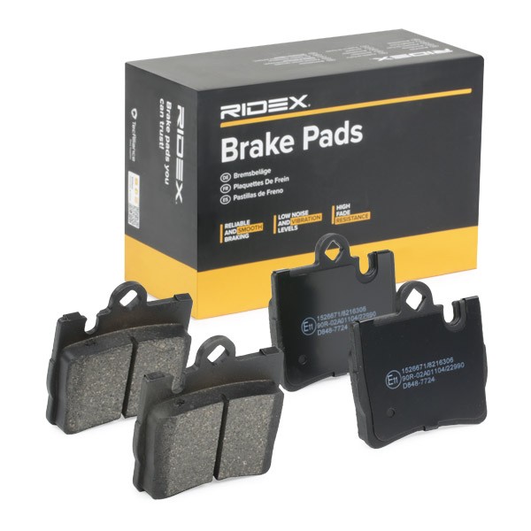 RIDEX Brake pad kit 402B0398 suitable for MERCEDES-BENZ S-Class