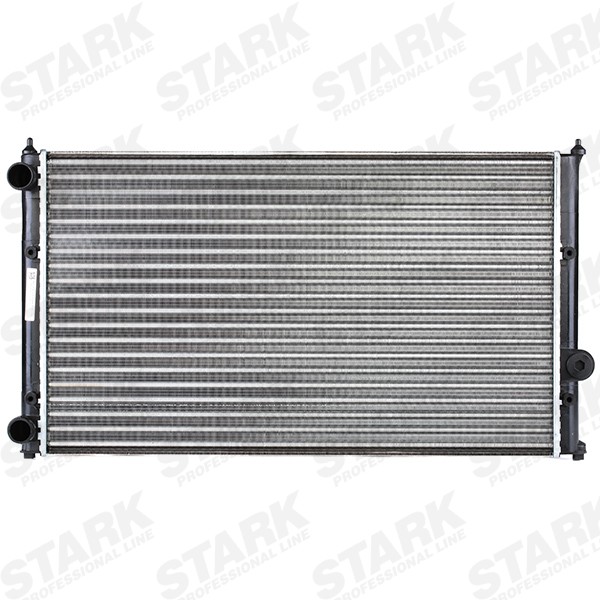 STARK SKRD-0120431 Engine radiator Aluminium, for vehicles with air conditioning, 628 x 378 x 34 mm, Manual Transmission, Brazed cooling fins