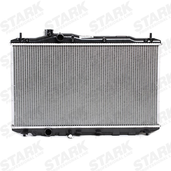 STARK SKRD-0120436 Engine radiator Aluminium, for vehicles with/without air conditioning, Manual Transmission