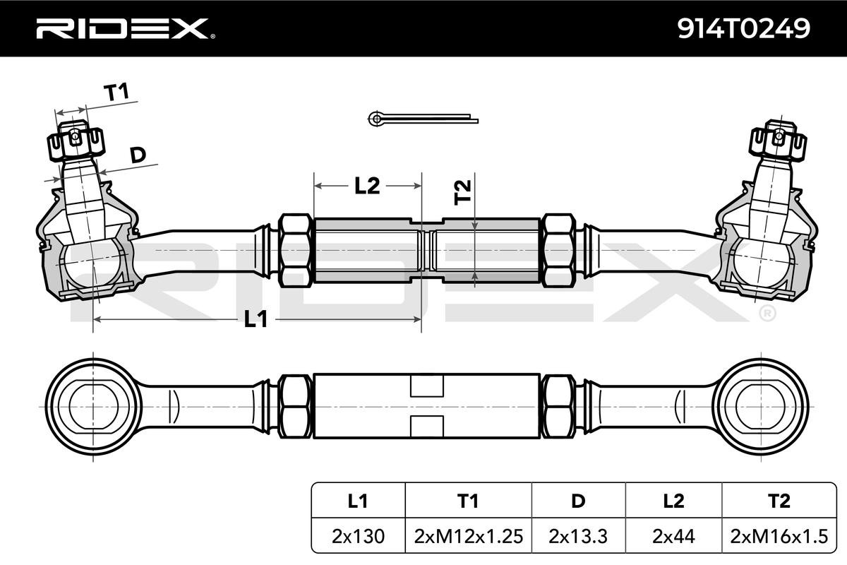 RIDEX Steering bar 914T0249