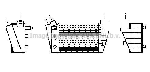 Audi A1 Intercooler charger 8221278 PRASCO AIA4188 online buy