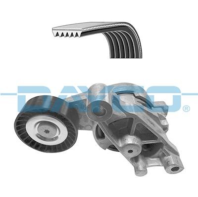 Volkswagen CADDY Aux belt 8221342 DAYCO KPV252 online buy
