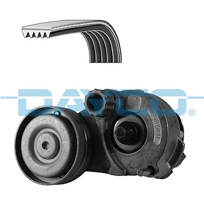 Opel VECTRA V-ribbed belt kit 8221348 DAYCO KPV259 online buy