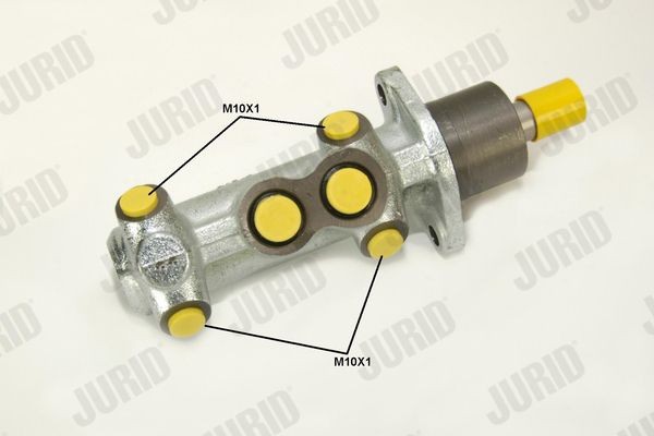 132992J JURID Brake master cylinder FIAT Ø: 22 mm, Grey Cast Iron