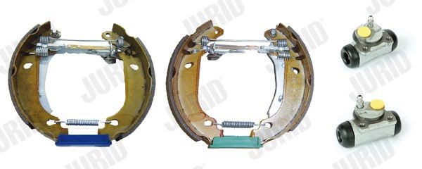 JURID KIT EVO 381165J Brake Set, drum brakes with accessories, with wheel brake cylinder