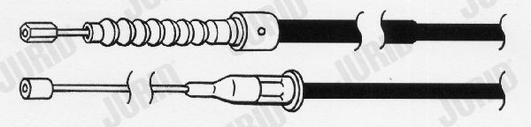 JURID 433105J Hand brake cable OPEL experience and price