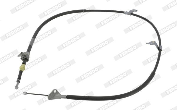 Parking brake cable FERODO 1678, 1511mm - FHB434526