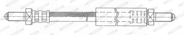 FERODO Flexible brake line rear and front FORD Taunus (GBFK) new FHY2909