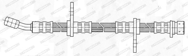 FERODO 560 mm, Ø 10 Length: 560mm, Thread Size 1: Ø 10, Thread Size 2: F 10X1 Brake line FHY2959 buy