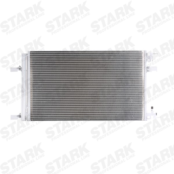 STARK SKCD-0110257 Air conditioning condenser with dryer, 667 x 396 x 16 mm, 11,8mm, 8,6mm, Aluminium