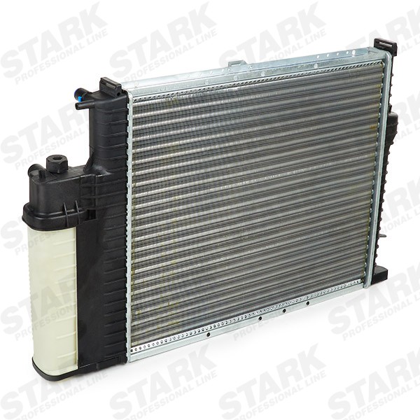 STARK SKRD-0120451 Engine radiator for vehicles with/without air conditioning, 520 x 438 x 32 mm, Manual Transmission, Brazed cooling fins